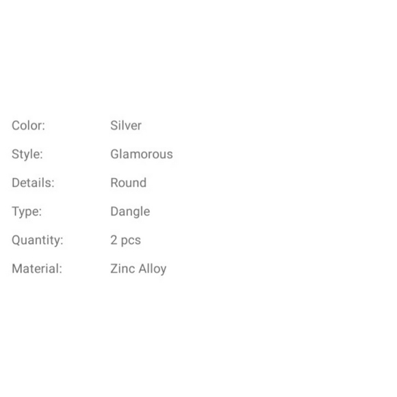 Silver Elegant Drop Earrings - Picture 6 of 7